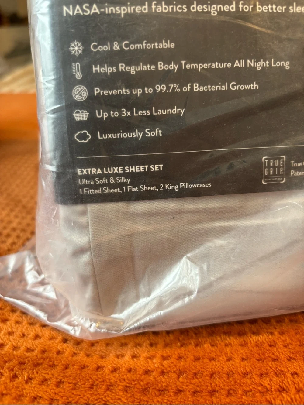 Miracle King Luxe Sheet Set -Gray